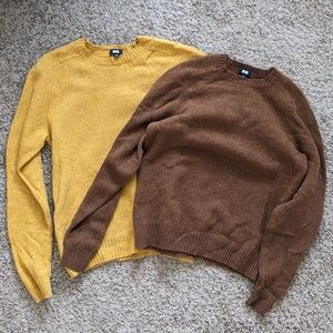 Set of 2 Uniqlo men's sweaters